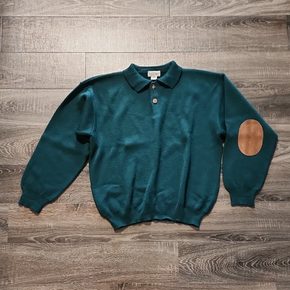 🎉 Tricots St. Raphael Elbow Patch Sweater 🎉